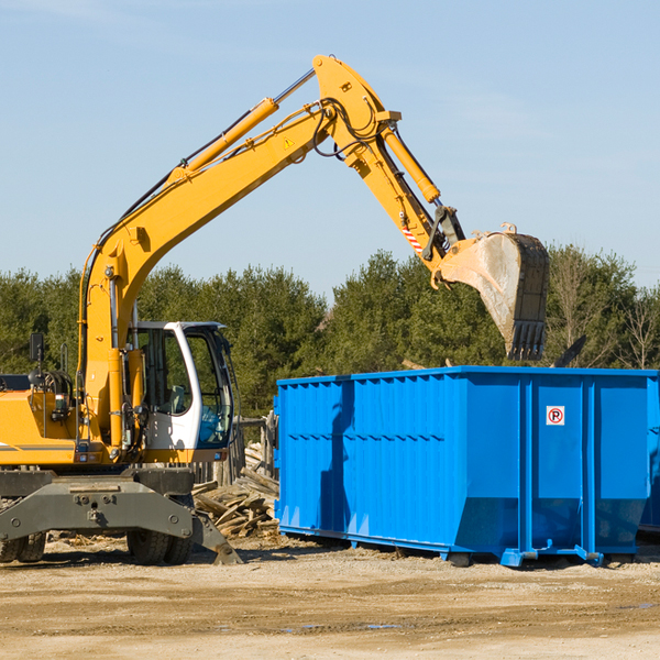 can i choose the location where the residential dumpster will be placed in Frankford